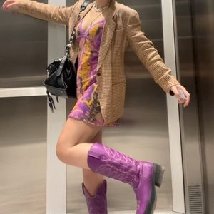 John fluevog platform cowboy boots